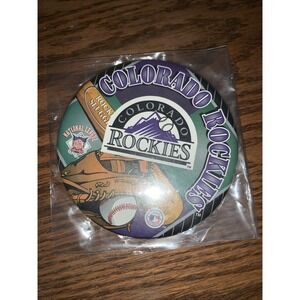 Colorado Rockies MLB licensed 3.5" Pinback Button